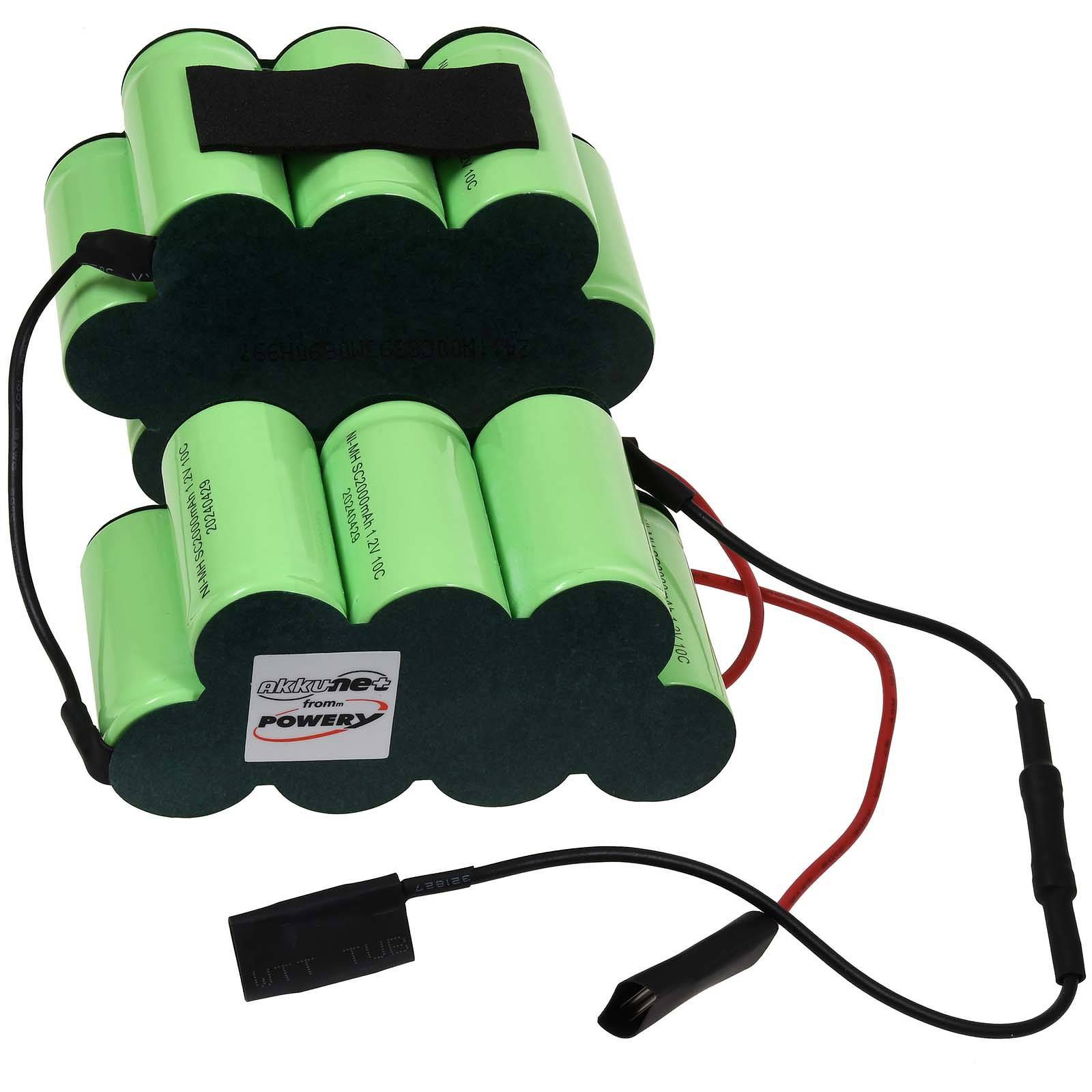 Powery Akku kompatibel mit Bosch Typ 11008882, 20,4V, NiMH