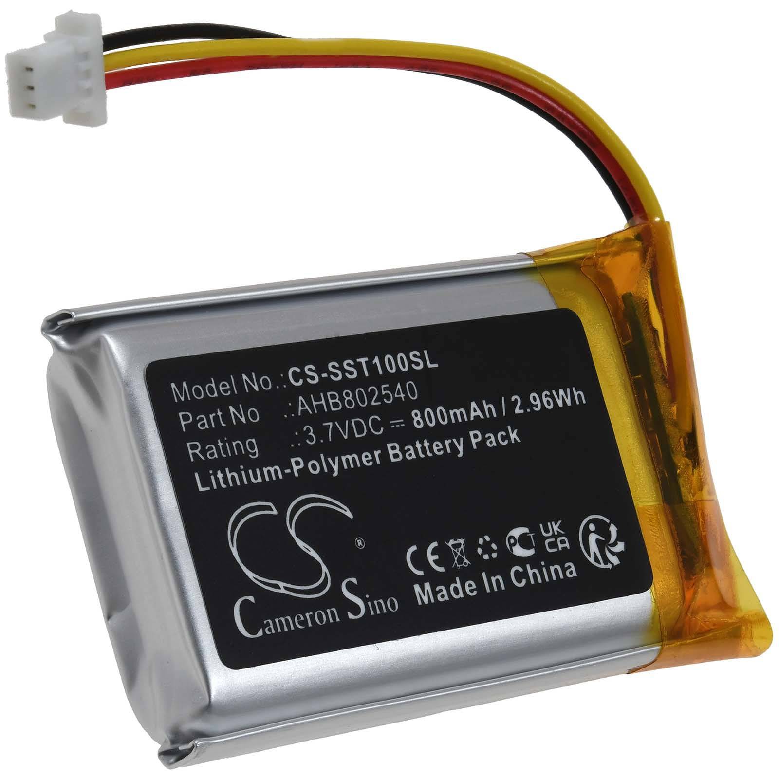 Powery Akku für Sena Spider ST1 Bluetooth-Headset, 3,7V, Li-Polymer