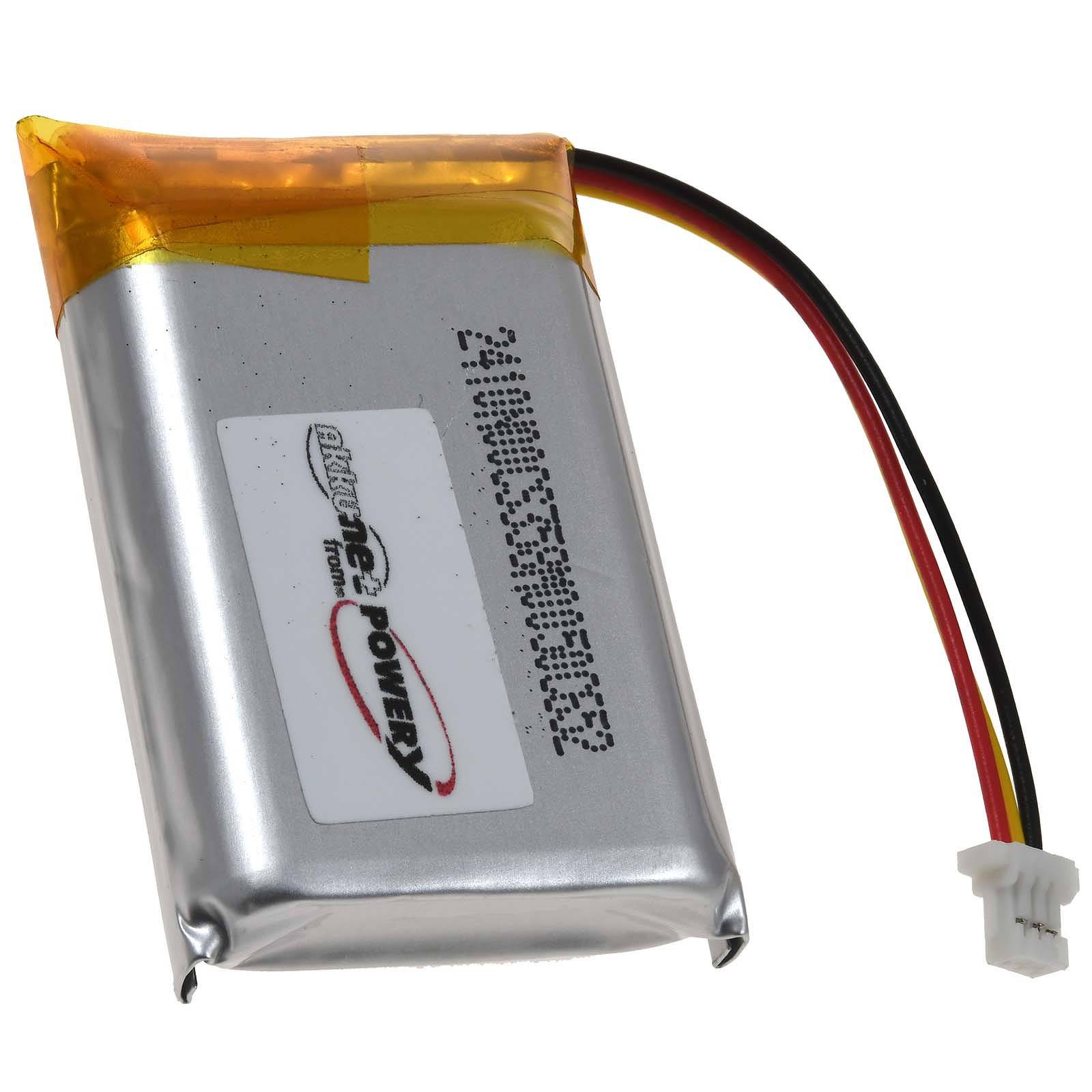 Powery Akku kompatibel mit Sena Typ AHB802540, 3,7V, Li-Polymer