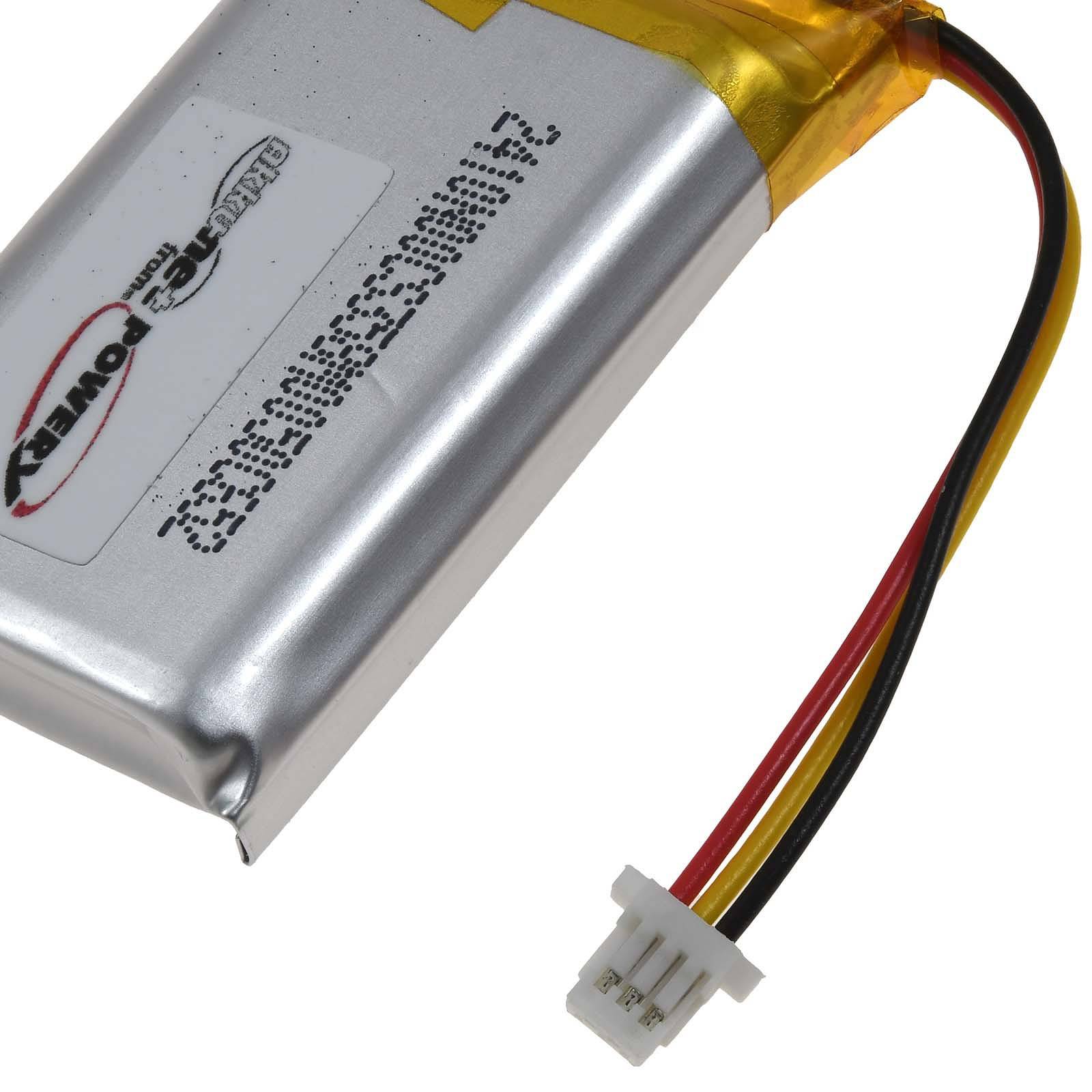 Powery Akku kompatibel mit Sena Typ AHB802540, 3,7V, Li-Polymer