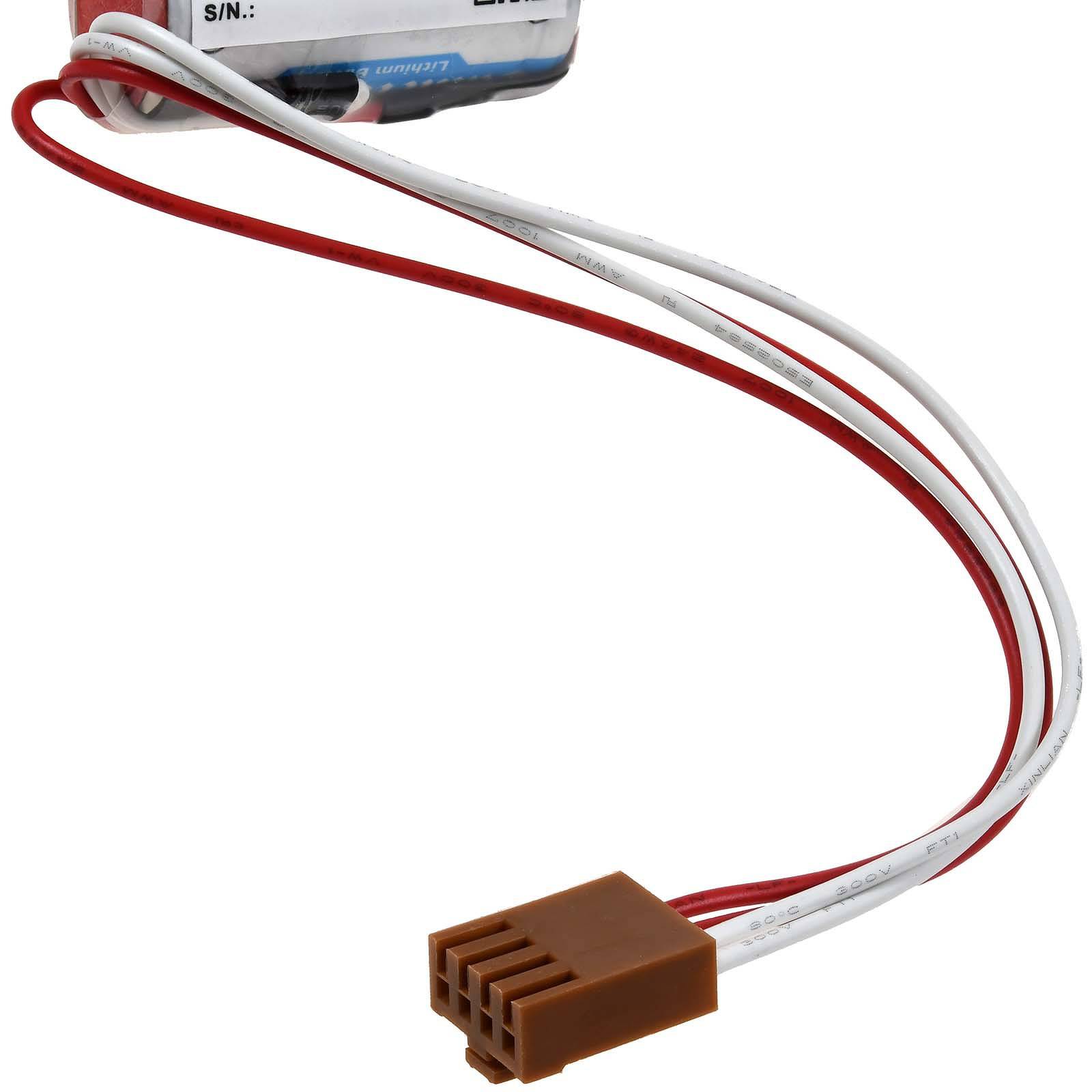 Powery SPS-Lithiumbatterie kompatibel mit Omron CV1M, 3V, Lithium-Thionylchlorid