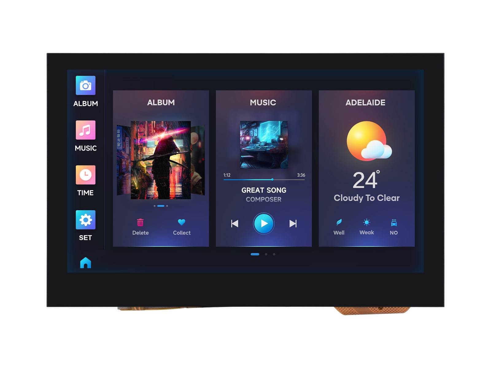 WaveShare ESP32-S3 4.3inch Capacitive Touch Display Development Board 800x480