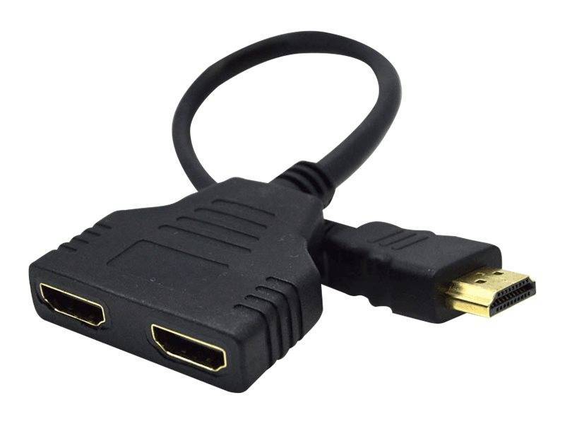 gembird 2-Port HDMI Splitter passiv Multimedia-Technik HDMI-Kabel