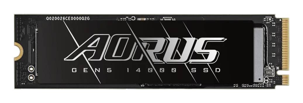 Gigabyte AORUS Gen5 14000 - SSD - 1 TB - intern - M.2 2280 - PCI Express 5.0 x4 (NVMe)