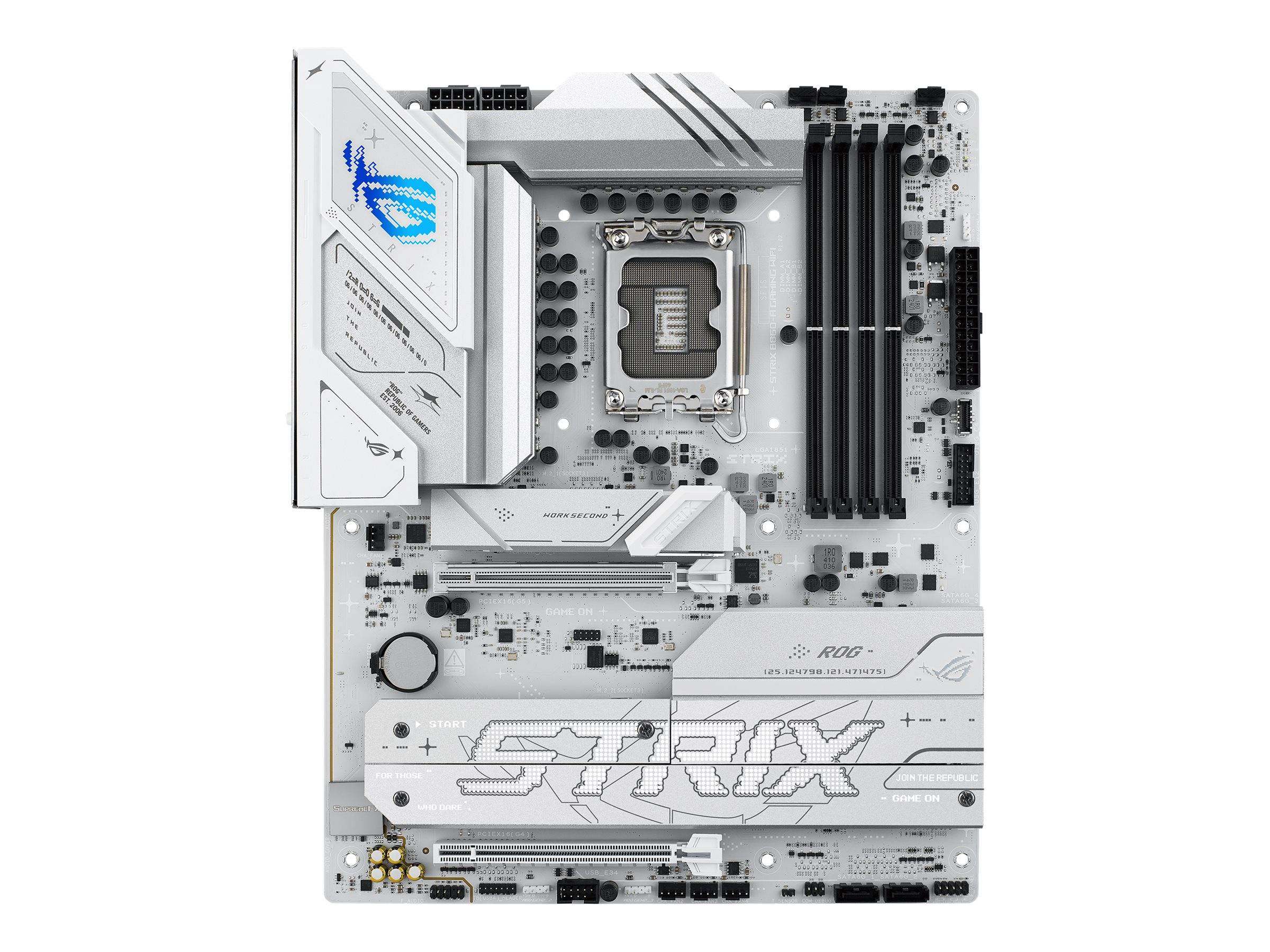 ASUS ROG STRIX B860-A GAMING WIFI - Motherboard - ATX - LGA1851-Sockel - B860 Chipsatz - USB4, USB 3.2 Gen 2, USB-C 3.2