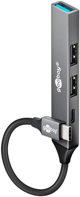 Goobay Slim 4-Port USB-Hub 74459