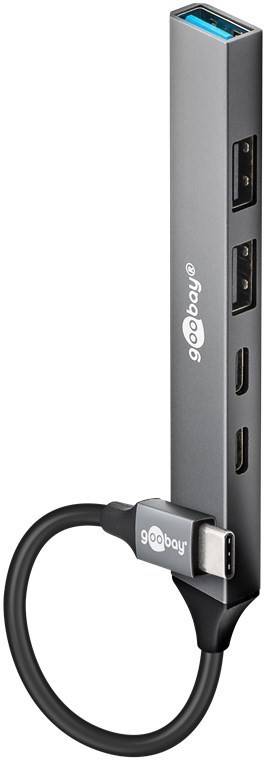 Goobay Slim 4-Port USB-Hub 74460
