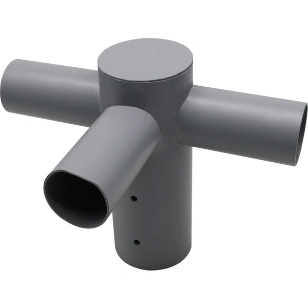 ENOVALITE Straßenleuchten Adapter ELED900307, 3-fach, 80:60 mm, grau ENOVALITE Straßenleuchten Adapter ELED900307, 3-fach, 80:60 mm, grau
