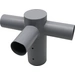 ENOVALITE Straßenleuchten Adapter ELED900307, 3-fach, 80:60 mm, grau ENOVALITE Straßenleuchten Adapter ELED900307, 3-fach, 80:60 mm, grau