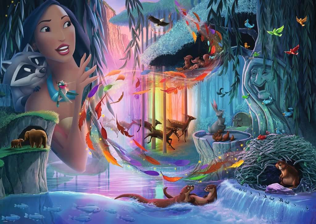 Ravensburger 12001344 Pocahontas Disney Castle Collection 1000 Teile Puzzle