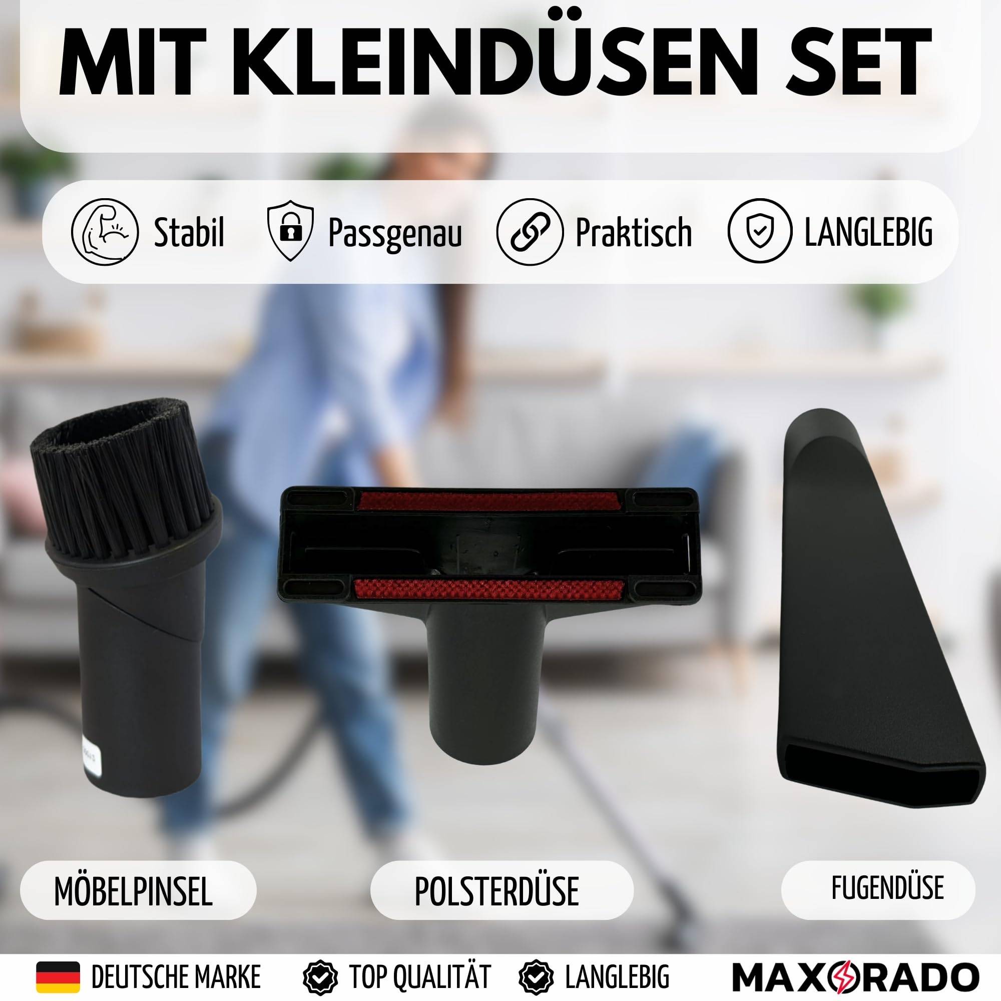 Bodendüse Staubsaugerrohr für Bosch Siemens VSZ7330 Staubsauger Z 7.0 family allergy plus Rohr Staubsaugerrohr