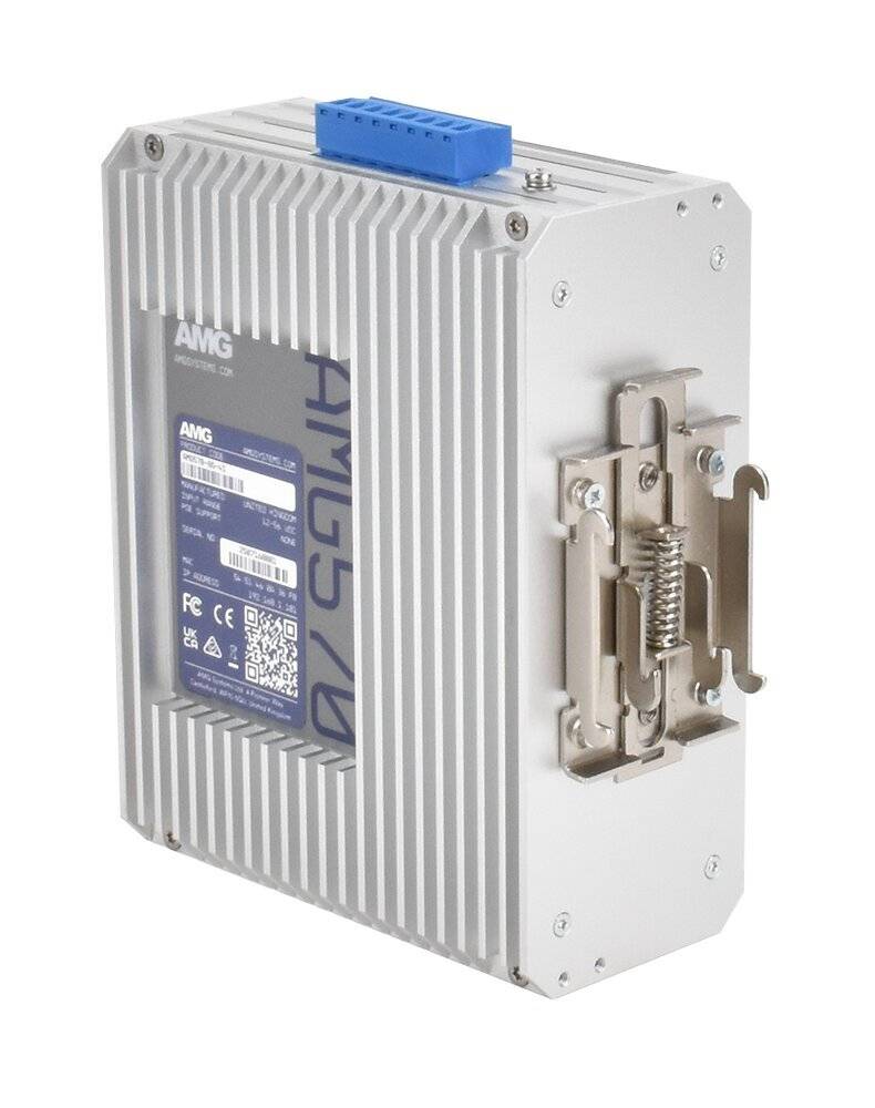 AMG Systems AMG570-8G-4S, Industrieller 12 Port Managed Switch 8 x 10/100/1000BT, 2 x 100/1000/2,5GFX SFP Slot, 2 x 100