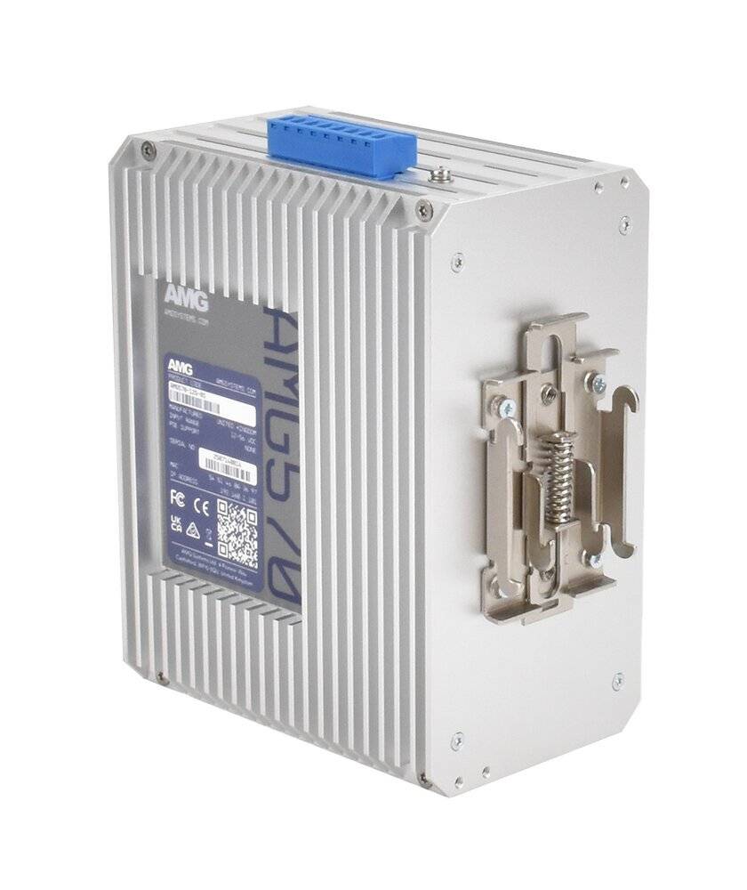 AMG Systems AMG570-12G-8S, Industrieller 20 Port Managed Switch 12 x 10/100/1000BT, 2 x 100/1000/2,5GFX SFP Slot, 6 x 1