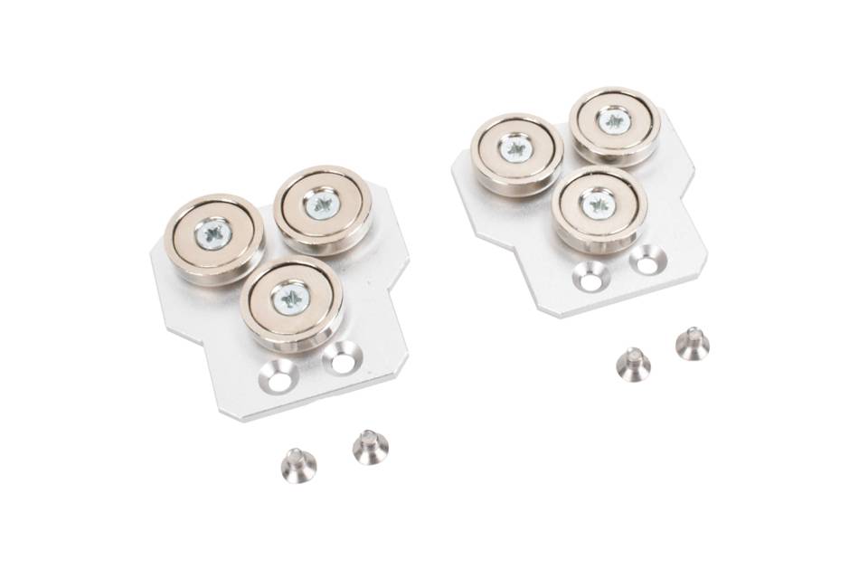 AMG Systems AMGMNT-MAG-06, Magnetischer Montagesatz für AMG Geräte, enthält 6x Magnete, 6x M3 x 8 CSK Pozi Montageschra