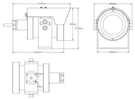 Dahua - SDZW2000T-SL-0360B - IP - Bullet - Anti-Korrosion, - 2MP/Starlight/Anti-Korrosion - 3,6 mm fix Objektiv - H.265