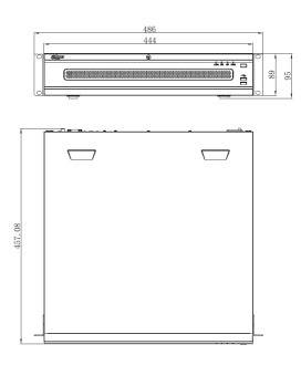 Dahua - NVR608H-128-XI - NVR - 128 Kanal, - 128 Kanal NVR/WizMind - H.265+/H.265/H.264+/H.264/MJPEG Codec - Max 1280Mbp