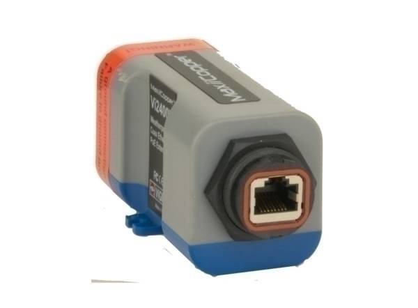 Extender VI-COAX-2400WP Barox, COAX Extender mit IP67 geschütztes Gehäuse, 1x IP und PoE+ über COAX-Kabel, Speisung übe