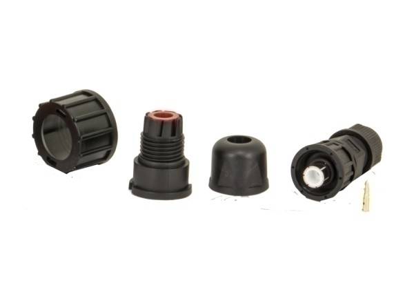 Extender VI-COAX-2400WP Barox, COAX Extender mit IP67 geschütztes Gehäuse, 1x IP und PoE+ über COAX-Kabel, Speisung übe