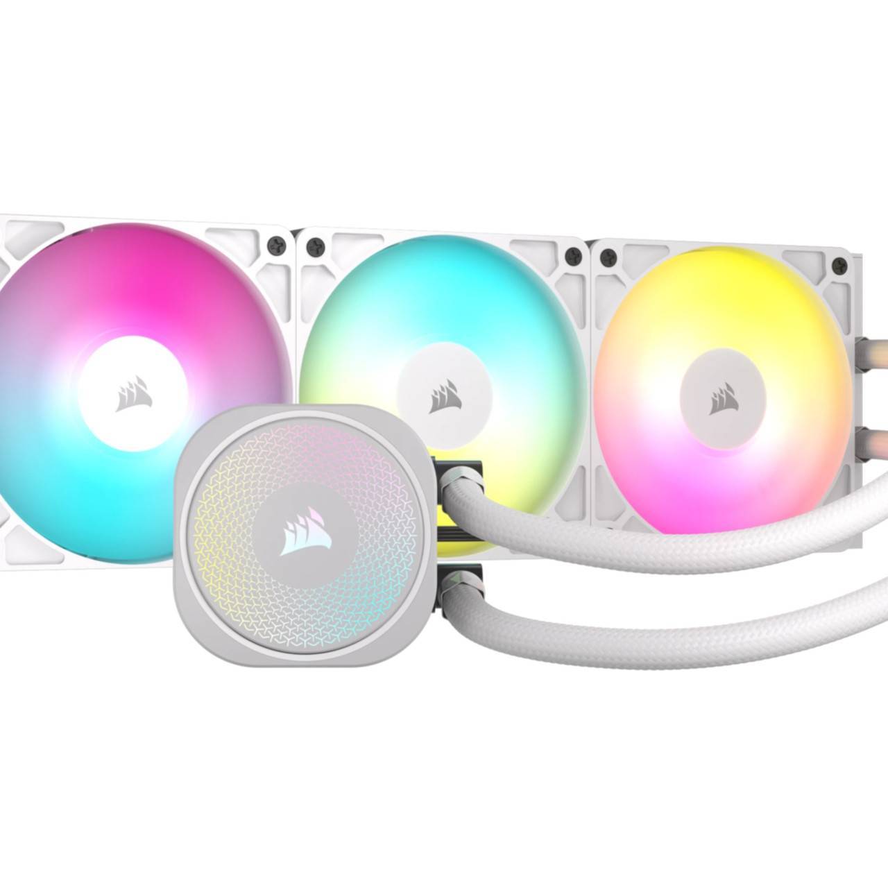 CORSAIR WAK NAUTILUS 360 RS ARGB White, 360mm Radiator Multimedia-Technik Wasserkühler