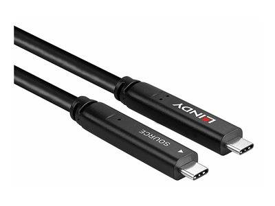 LINDY 10m USB 3.2 Gen 2 & DP 1.4 Typ C Audio, Video, Display & TV Optionen & Zubehör Videoadapter &