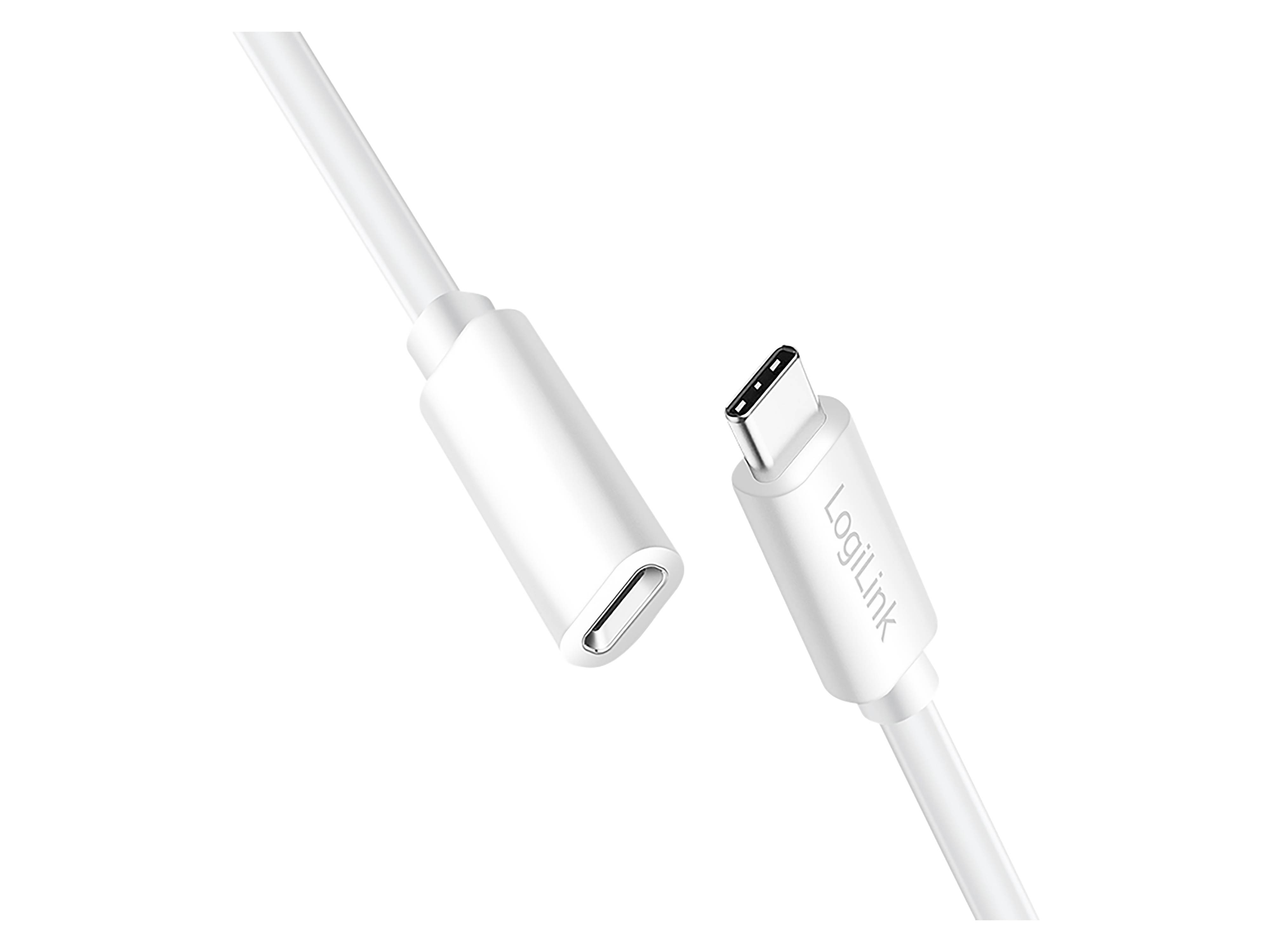 LogiLink USB 2.0 Verlängerungskabel, weiß, 3,0 m