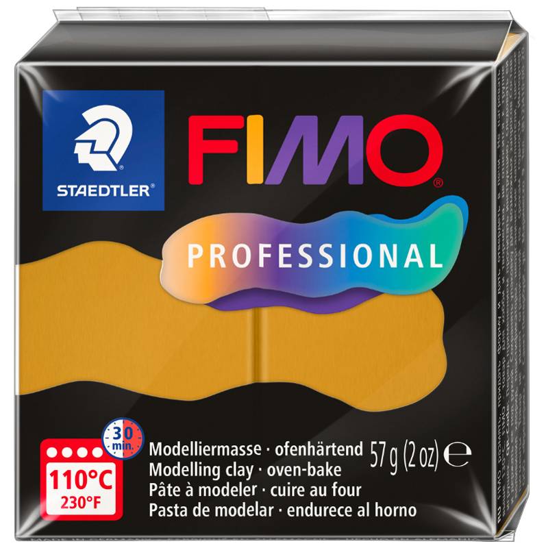 FIMO PROFESSIONAL Modelliermasse, ofenhärtend, 57 g, ocker