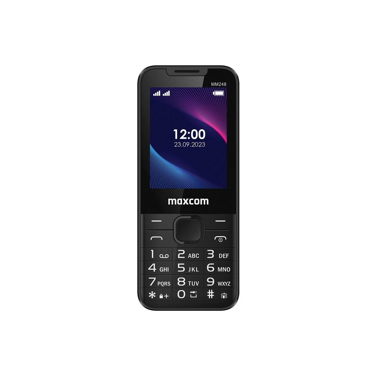Maxcom Classic MM248 4G Kompaktes Dual-SIM-Handy mit 2,4 Zoll Display und 4G-Konnektivität