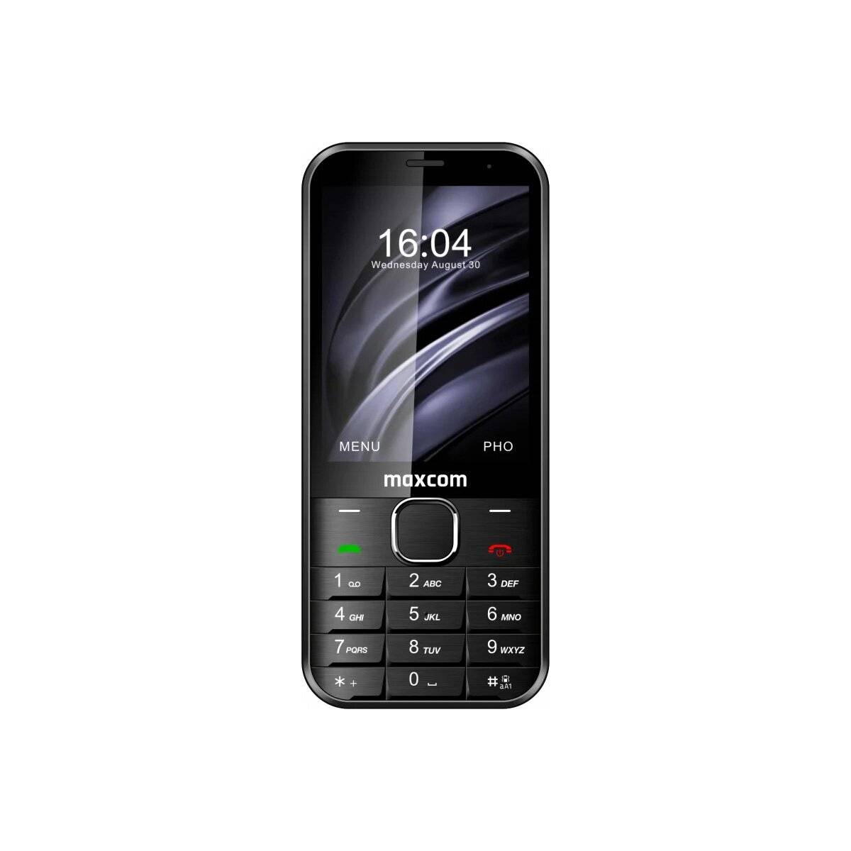 Maxcom Classic MM334 4G  Kompaktes Mobiltelefon mit 3,2 Zoll Display und 2-Megapixel-Kamera