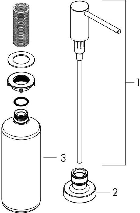 Spülmittel-/Lotionspender HANSGROHE