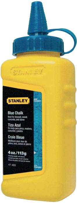 Schlagschnurkreide 115g blau Ku.-Flasche STANLEY
