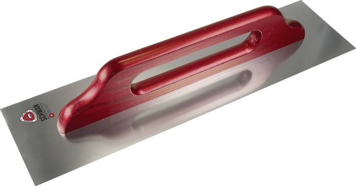 Schweizer Glättekelle L.500mm Holzgr.rostfreies Bl.gehärterer STA S.0,7mm SCHWAN