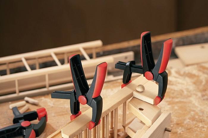 Federzwinge VarioClippix XV Spann-W.max.100mm Ku.A.50mm BESSEY