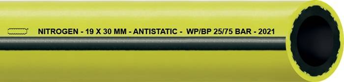Stickstoffschlauch NITROGEN/YELLOW ID 19,5mm AD 30,0mm L.20m Gelb TEGUMA