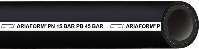 Pressluft-/Wasserschlauch ARIAFORM®/15 ID 16mm AD 26,0mm L.50m Schwarz TEGUMA