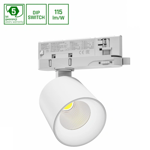 Spectrum LED 3-Phasen Stromschienenstrahler ARTEMIDA MINI 6,5-20W weiß 36°/60° DIP SWITCH 600-1700lm IP20 Neutral 4000K Spectrum LED 3-Phasen Stromschienenstrahler ARTEMIDA MINI 6,5-20W weiß 36°/60° DIP SWITCH 600-1700lm IP20 Neutral 4000K