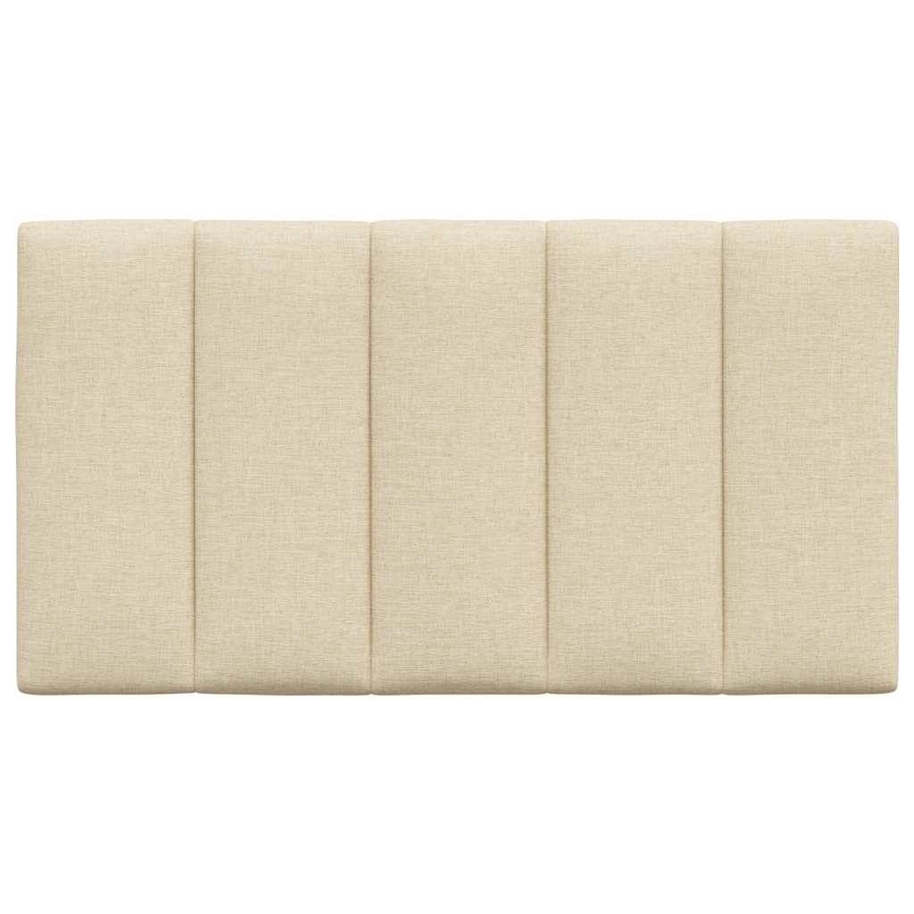 vidaXL Kopfteil-Kissen "Hanko" Creme 80 cm Stoff