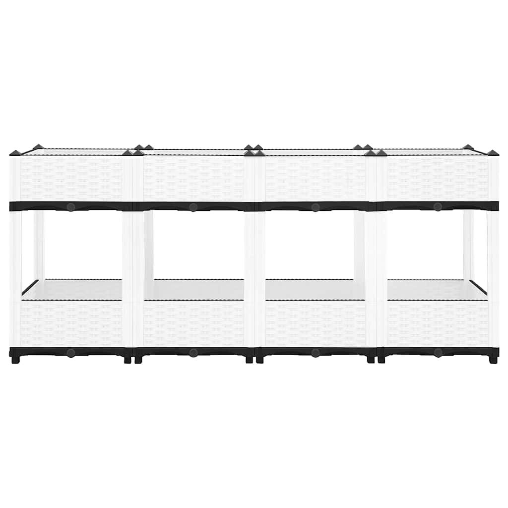 vidaXL Hochbeet 160x40x71 cm Polypropylen