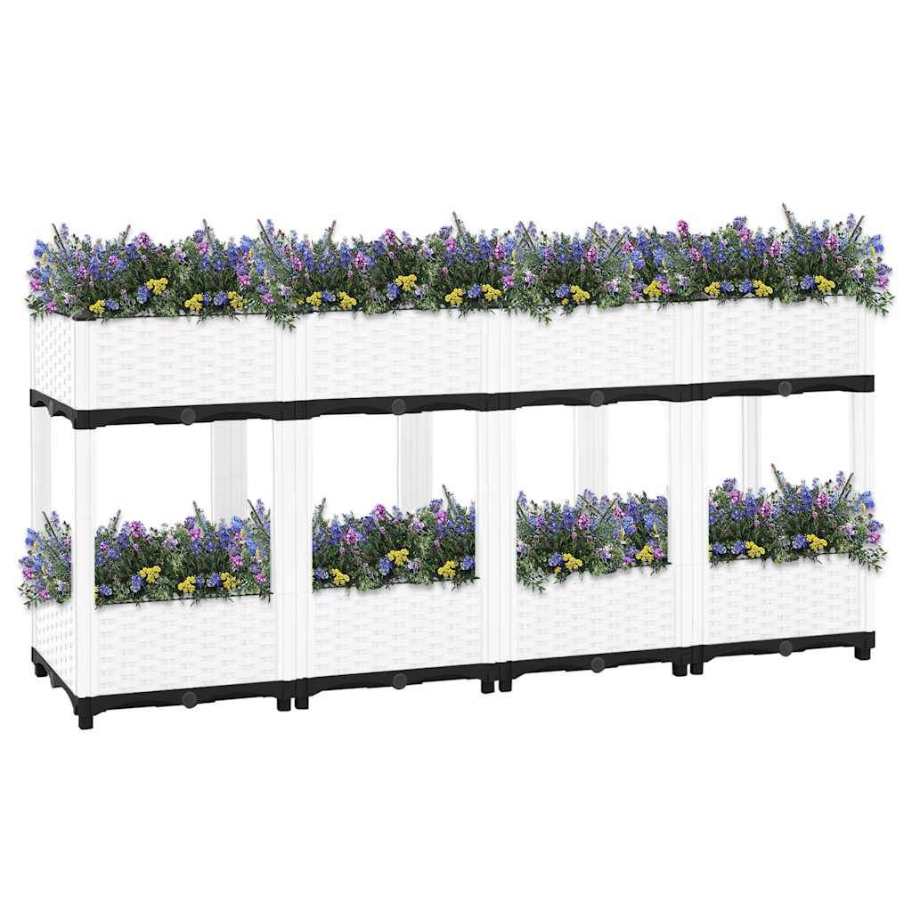 vidaXL Hochbeet 160x40x71 cm Polypropylen