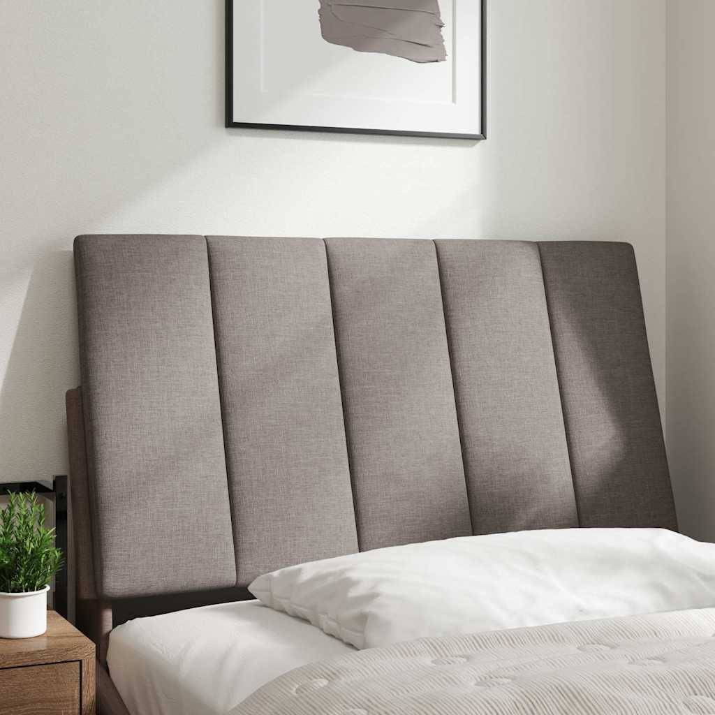 vidaXL Kopfteil-Kissen Taupe 90 cm Stoff