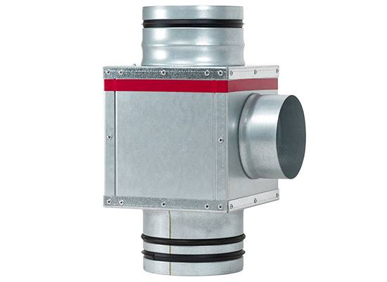 Rauchschutz T-Stück DN 125 / DN 100 Rohr RSG RM 125 / V 100 von Aereco - 180313