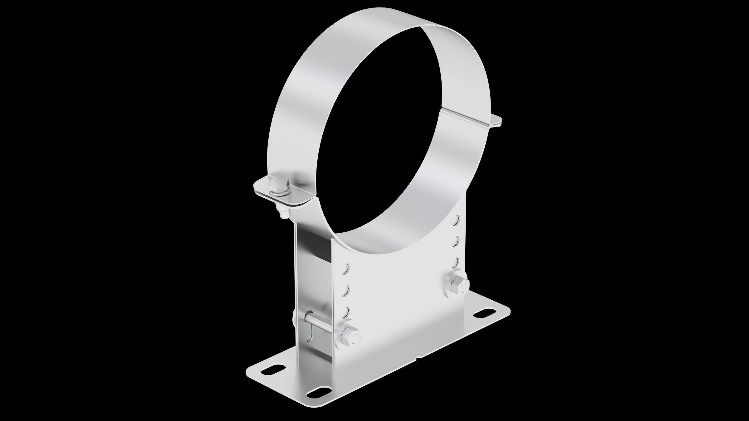 Wandhalter ComfoVent 180 mm für Wandabstand 90-160 mm, Edelstahl von Zehnder - 990430743