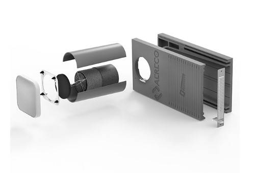 EPP Standardkanal, Wandhülse, Putzschutz Rohbau-Set LAD select EPP I-Kanal von Aereco - 200044