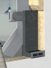 Flachkanalset EPP Slim Standard, Rohbau-Set ZUWAH EPP Slim 90° von Aereco - 130559