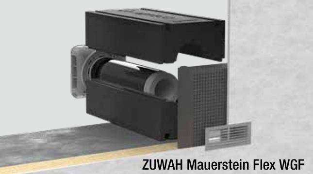 bestehend aus ZUWAH und WGF 01 Fertigbau-Set ZUWAH Mauerstein Flex WGF von Aereco - 130508