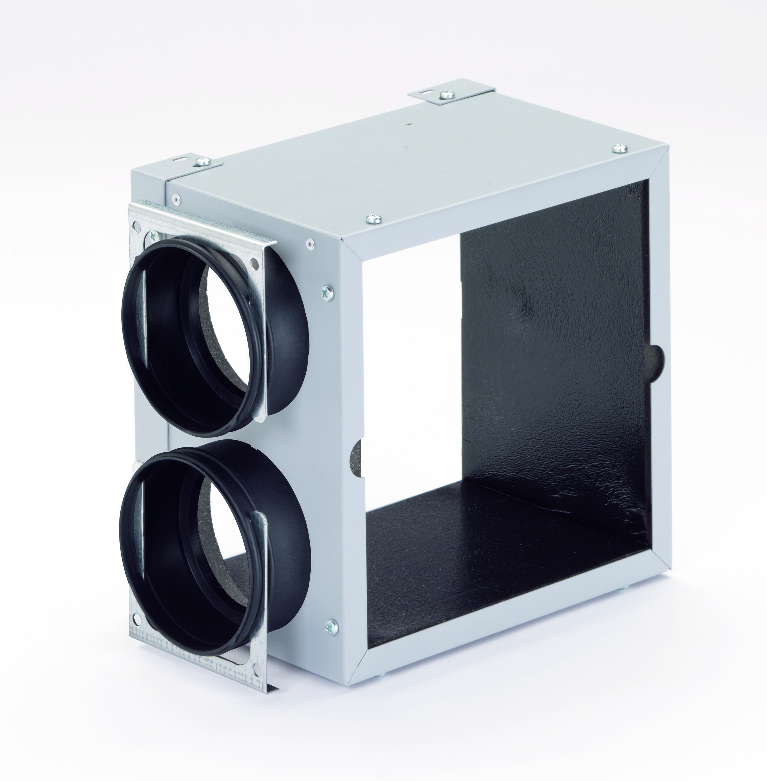 Erweiterungsmodul ComfoCube CT 2xDN90 f. Modulverteiler, grau, m. Bef.swinkel von Zehnder - 990323064