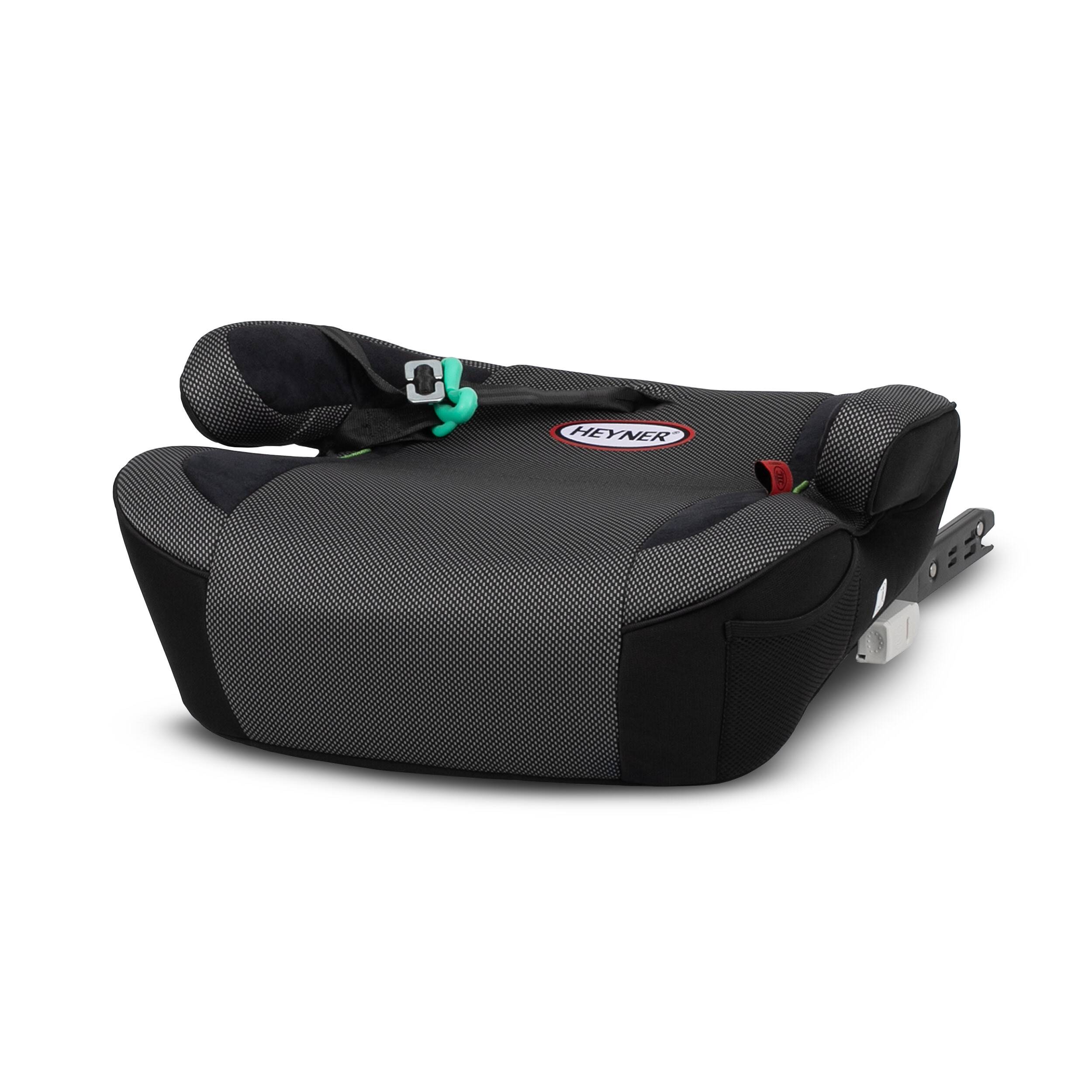 HEYNER® Sitzerhöhung i-Fix-SafeUp-L i-Size ISOFIX Autokindersitz Pkw Zertifiziert nach R129 (125-150 cm),