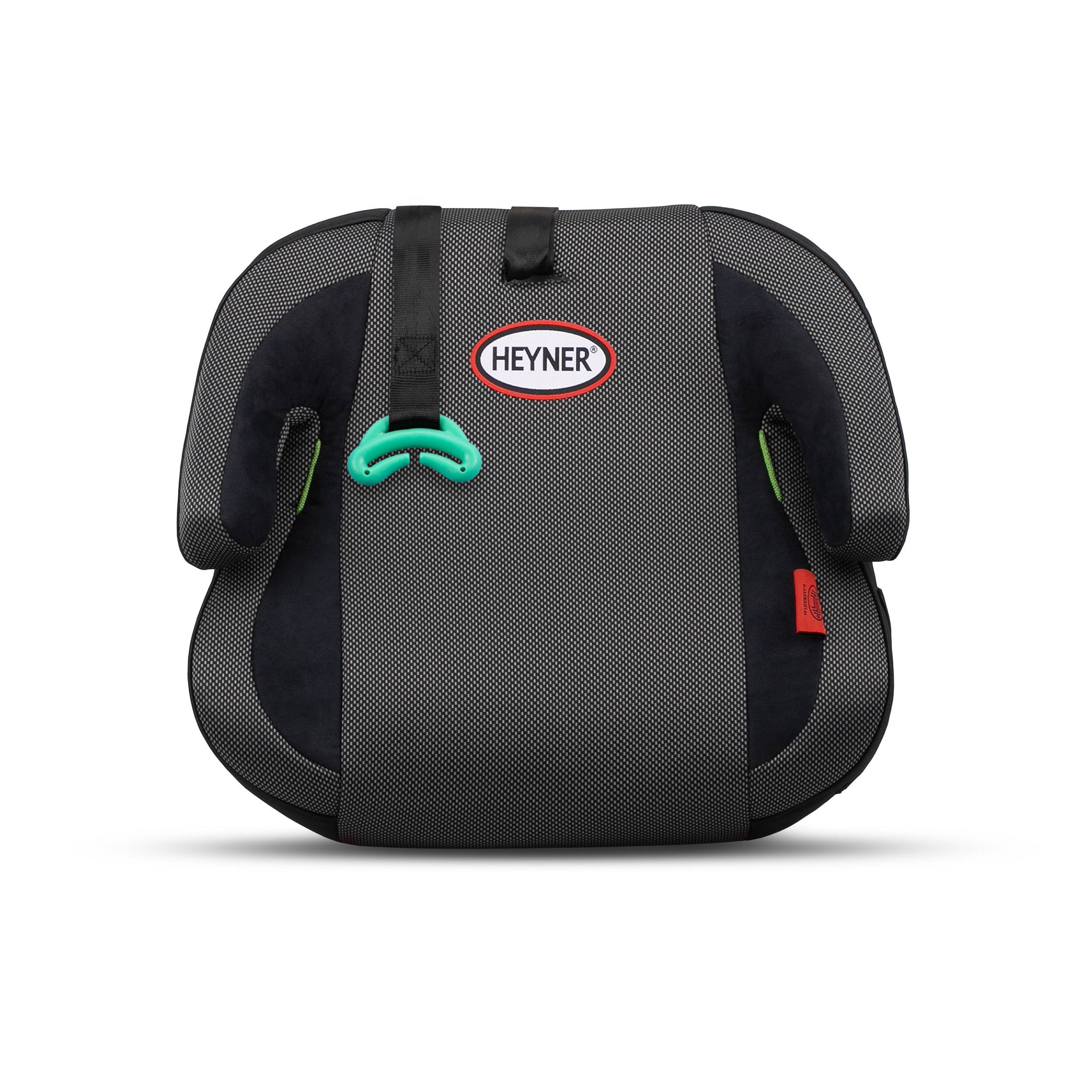 HEYNER® Sitzerhöhung i-Fix-SafeUp-L i-Size ISOFIX Autokindersitz Pkw Zertifiziert nach R129 (125-150 cm),