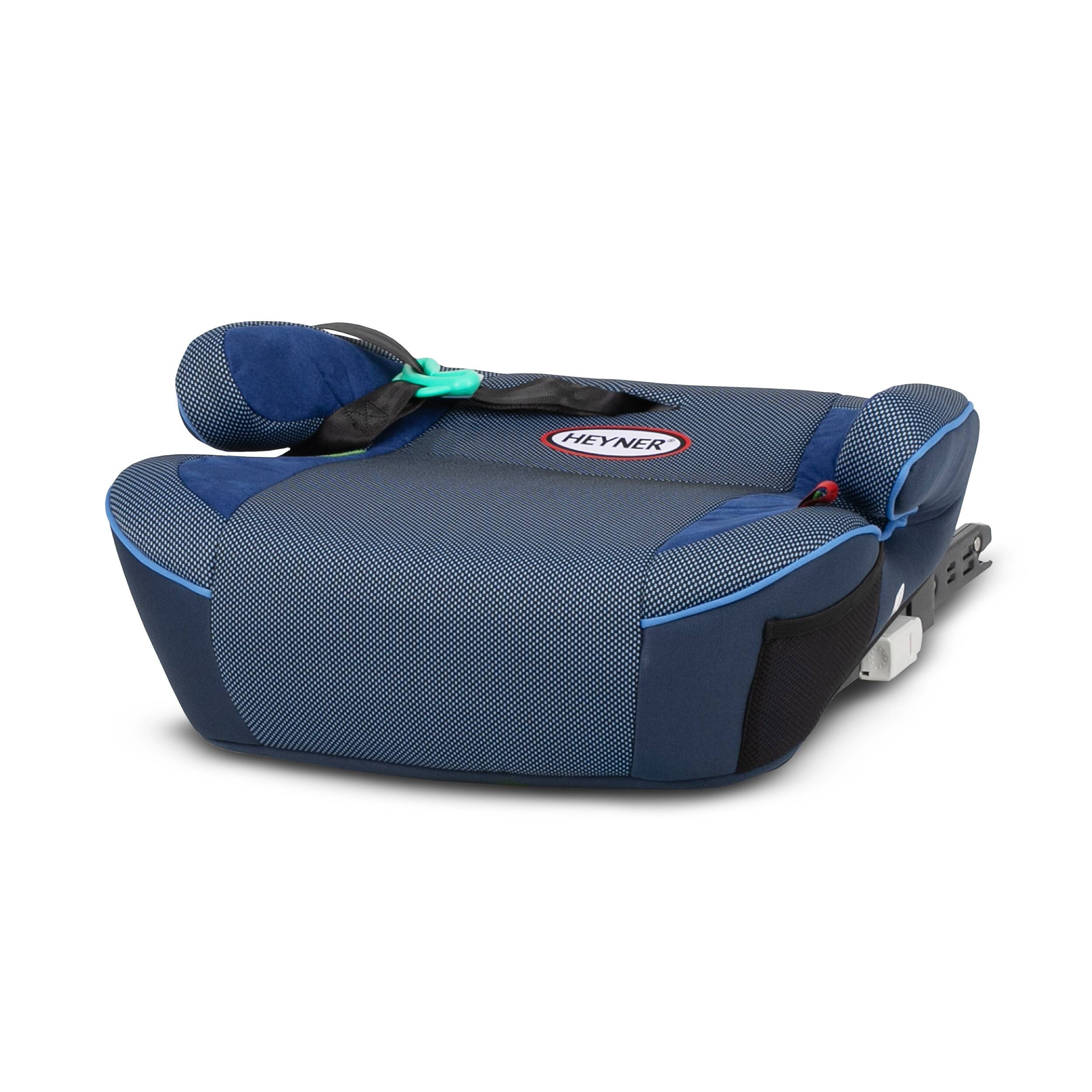 HEYNER® Sitzerhöhung i-Fix-SafeUp-L i-Size ISOFIX Autokindersitz Pkw blau