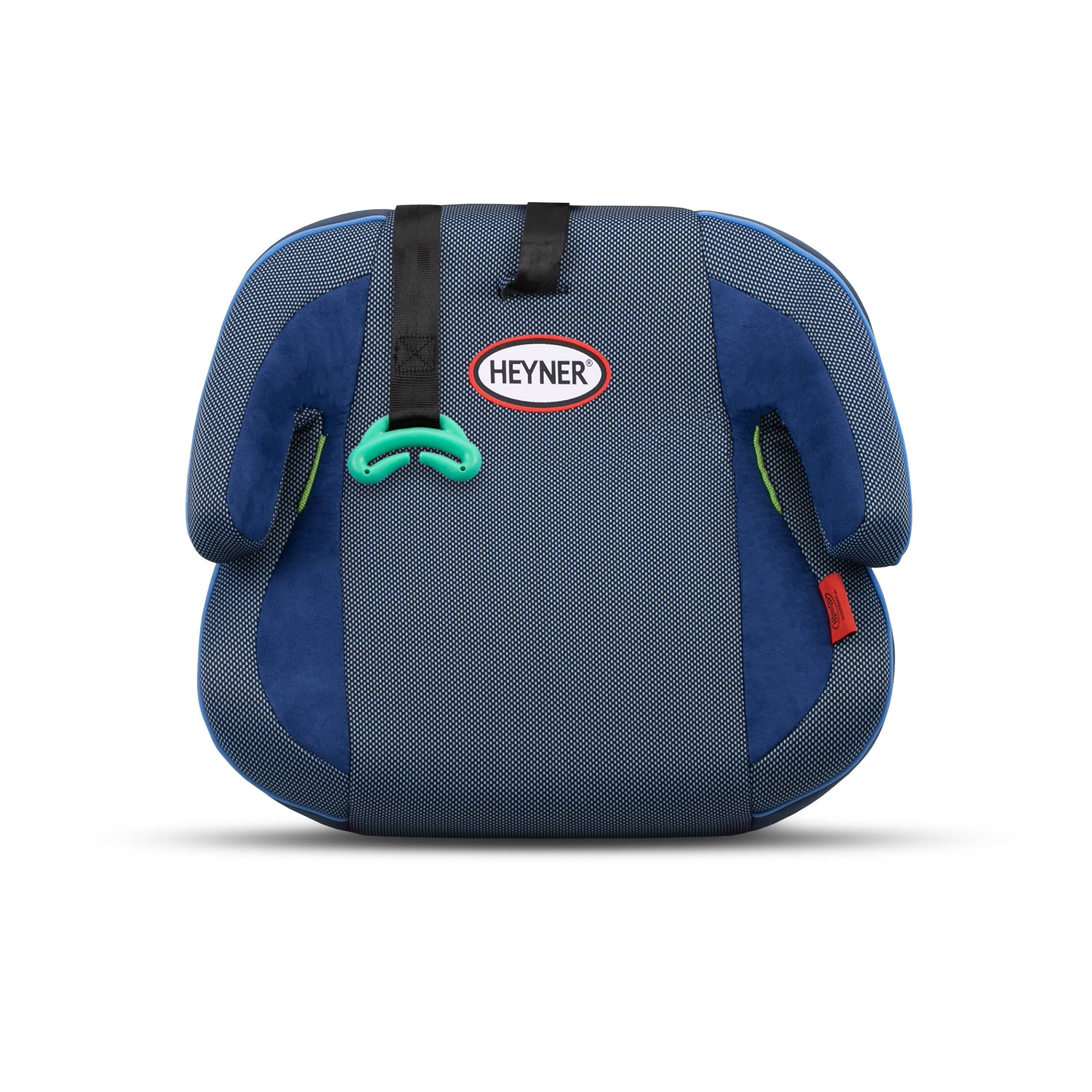 HEYNER® Sitzerhöhung i-Fix-SafeUp-L i-Size ISOFIX Autokindersitz Pkw blau