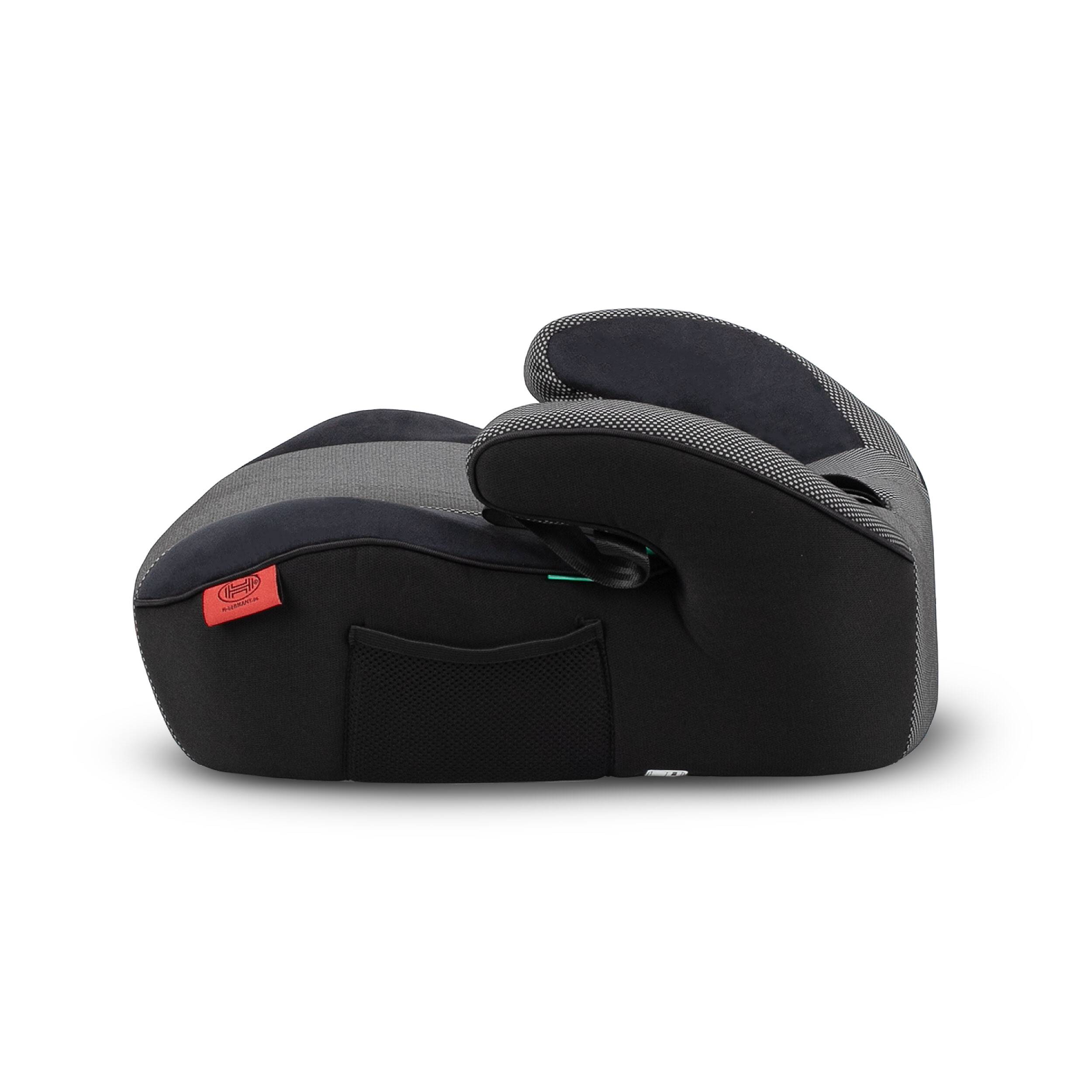 HEYNER® Sitzerhöhung i-SafeUp-L i-Size Autokindersitz Gurt-Einbau Pkw Zertifiziert nach R129, Größe 125-150 cm,